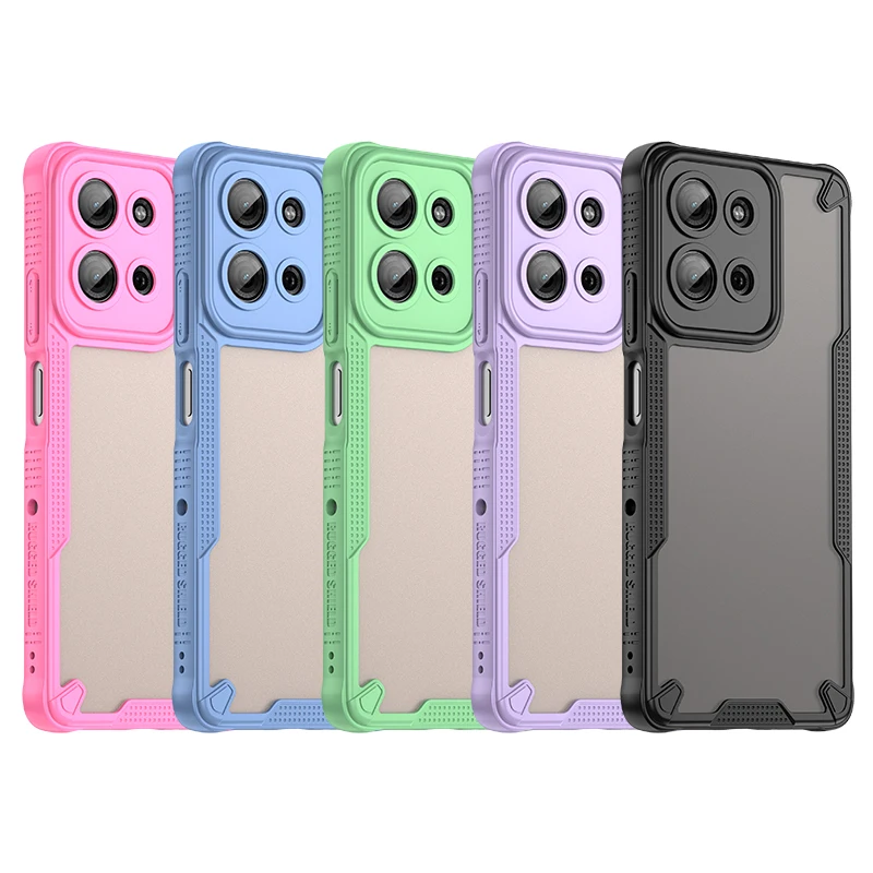 Hybrid Rugged Protective Armor Case For Motorola Moto G35 G55 G75 5G Cover Shockproof Coque Fundas Capa