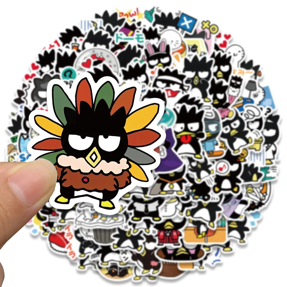 50/100pcs Cute Funny Cartoon Anime BADTZ-MARU Graffiti Stickers For Laptop Luggage Guitar Phone Waterproof Vinyl Decals