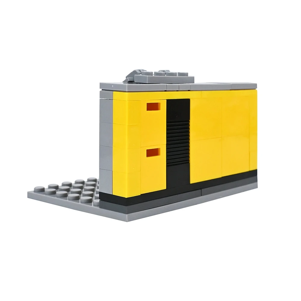 Lockers Post Office Mailbox Building Blocks DIY Assembly Toy City Bricks Street Scene Courier Statio