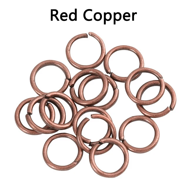 200 Stück/Los Großhandel Offene Kreis-Springringe Halskette Armband Ohrring Anhänger Verbinder DIY Schmuckherstellung Bastelzubehör – Detail 21