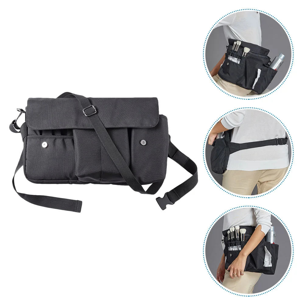 

Makeup Storage Fanny Pack Brush ganizer Belt Bag Canvas Large Capacity Waterproof Portable Cosmetics Container