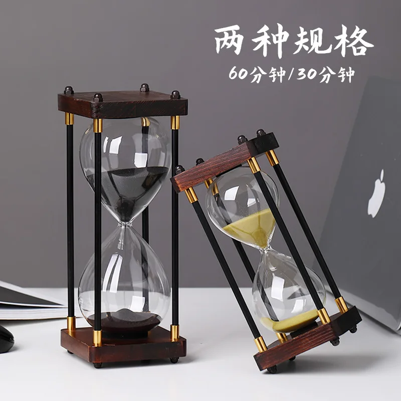 Hourglass Timer Children's Time 30/60 Minutes Delicate Time Home Creative Crafts Office Ornament