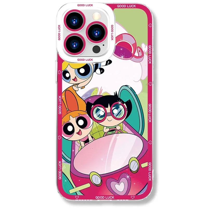 Lovely Powerpuff Girls Case For Samsung Galaxy A54 A34 A24 A14 A13 A53 A33 A73 A23 A05 A05S A72 A52 A52S A32 A22 A12 A31 A51 A71