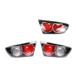 1 Piece Inner Black Stop Lamp for Lancer CX CY CZ 8330A111 2007-2017 Rear Tail Lamps for EVO Halogen Warning Light