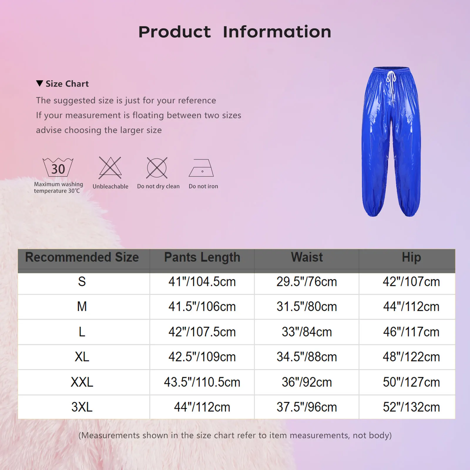 Men Waterproof Diaper Covers Pants Track Trousers Pants Leakproof Adaptive Jogger Pants for Special Need Cycling Wear Long Pants - Image 6