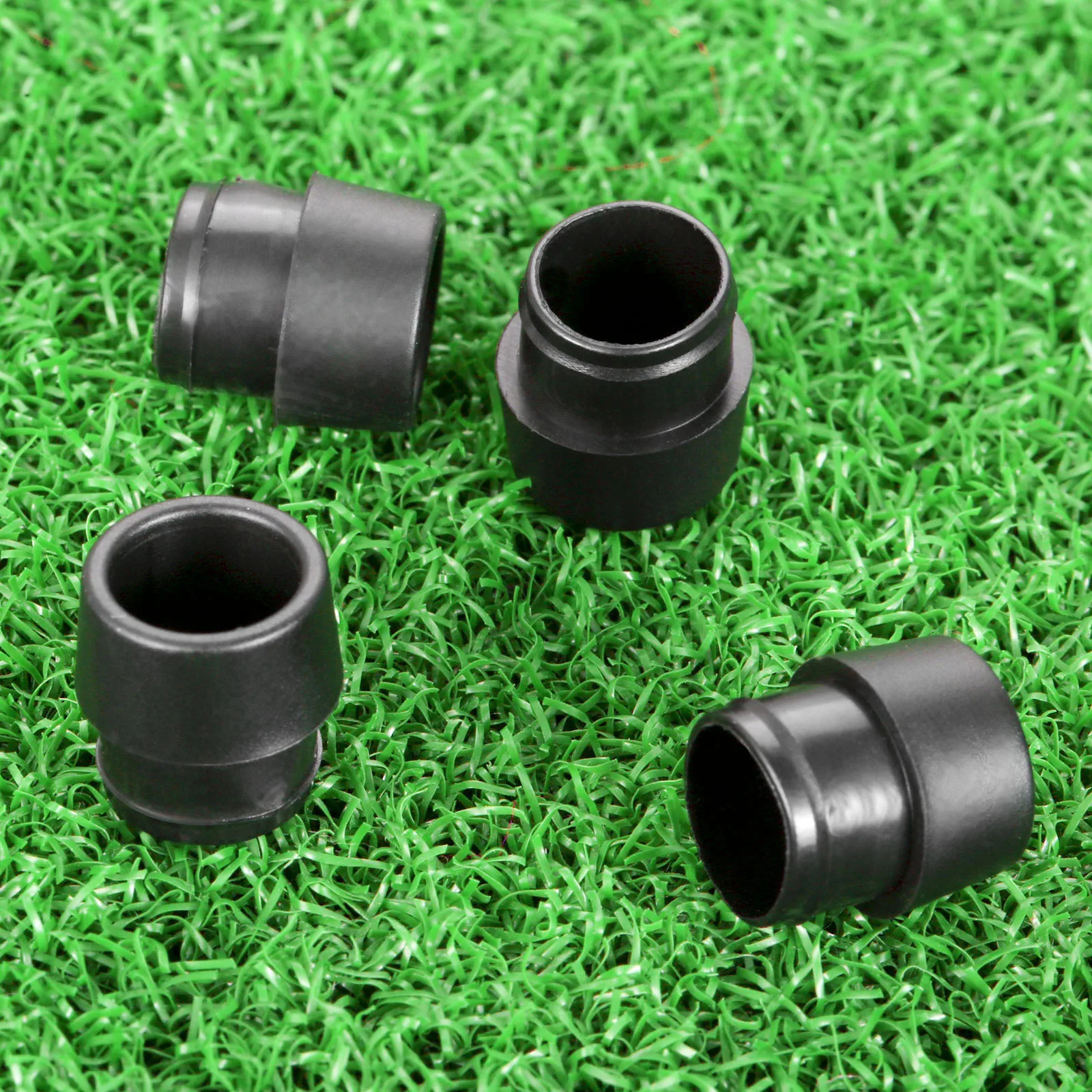 5pcs Black  Golf Club Shafts Accessories Golf Shaft Adapter Soft Ferrules Fit for G410 G35 Shaft Sleeve Adapter Tip Size 0.335\