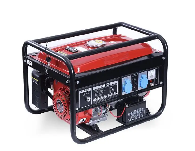 -130 3000 Watt Dual Fuel Propane/Gas Generator Electric Start Mini Portable Durable Power Back Up Open Type Generator