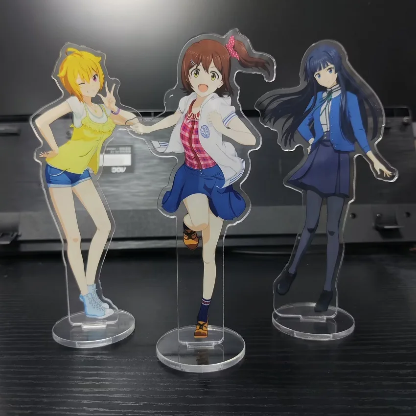 Аниме-фигурка IDOLM @ STER, косплей Mogami Shizuka, акриловые подставки, персонаж Hagiwara Yukiho, Милая модель, настольная подставка, рождественский подарок Аниме-фигурка IDOLM @ STER, косплей Mogami Shizuka, акриловые подставки, персонаж Hagiwara Yukiho, Милая модель, настольная подставка, рождественский подарок