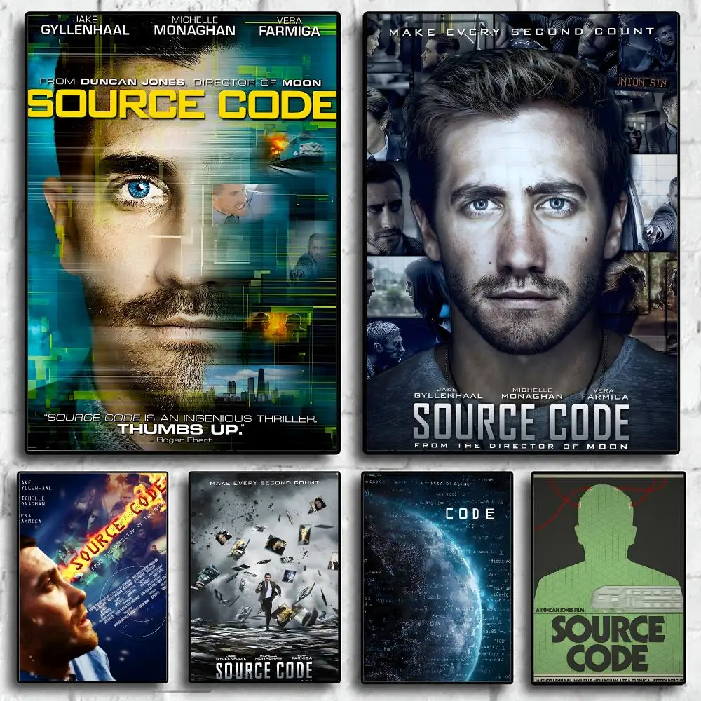 movie Source Code Poster HD Self-Adhesive Waterproof Poster Wall HD Print Room Aesthetic Decoration Gift