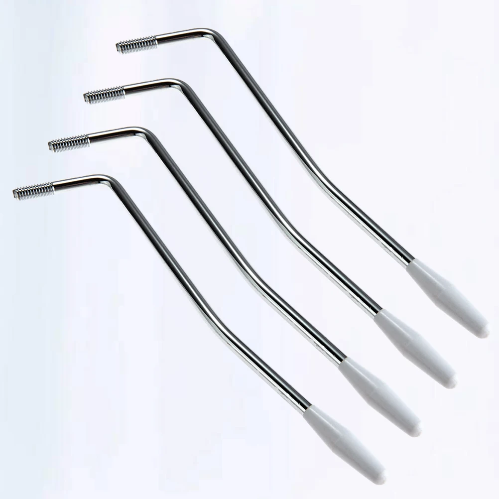 

4pcs 5mm Electric Guitar Tremolo Arm Single Shake Tremolo Vibrato Whammy Bar Arm Crank Lever (White)