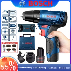 2 IN 1 Cordless Electric Drill Screwdriver BOSCH GSR 120 Li-ion Battery Power Tool 20 Gears Variable Speed Electric Screwdriver