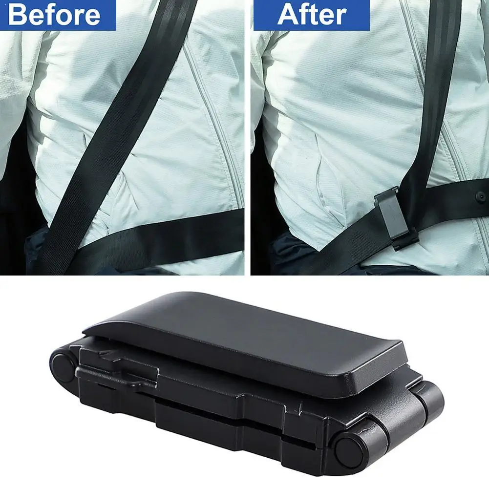 Car Safety Belt Limiter Seat Belt Fixed Buckle Stopper Clip Spacing Limit Adjusting Device SeatBelt Non-slip Buckles Accessories