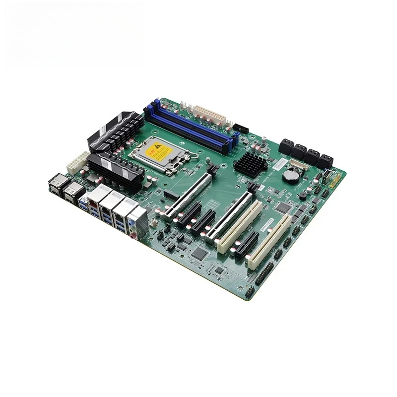 ATX LGA1700 I3 I5 I7 I9 4 DDR5 8 SATA M.2 4 HD VGA 4K PCIe 5.0 X16 PCIe X4 2x PCI 3 LAN 6 COM Industrial Embedded Motherboard