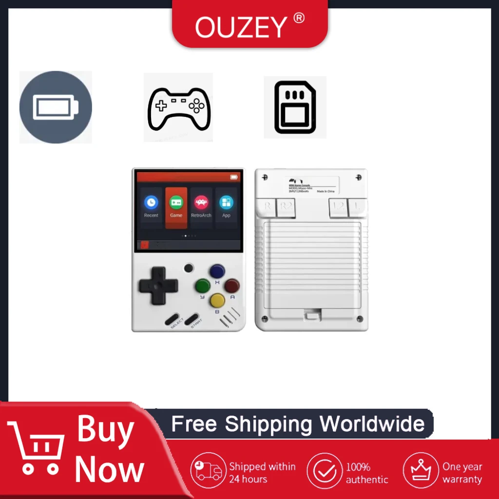 Console portatile Mini Plus con batteria a lunga durata 3000 mAh Display IPS da 3,5 pollici - Ottimo regalo per bambini