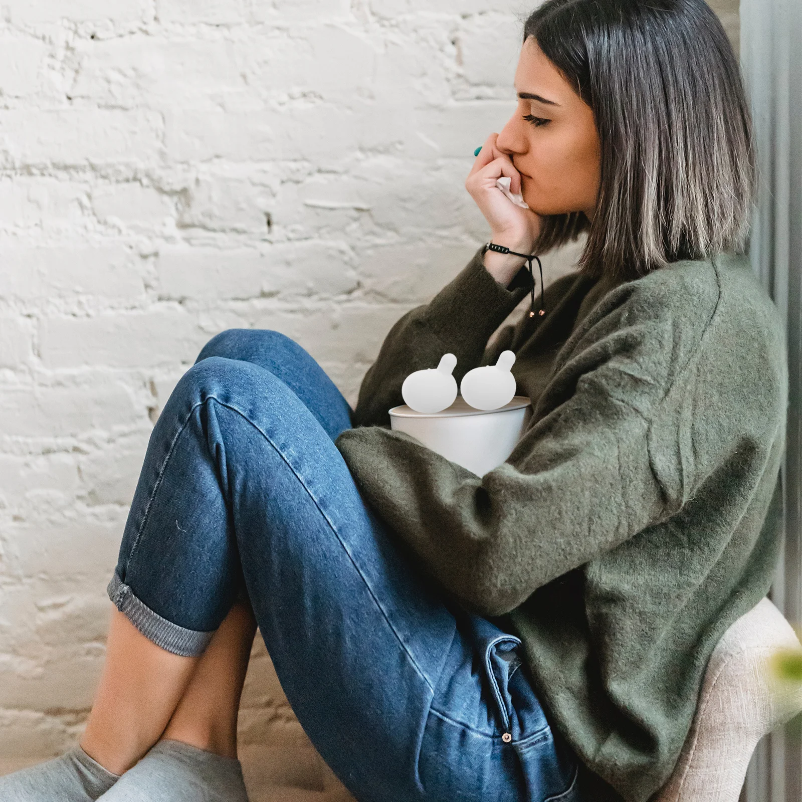 10 szt. Silikonowe wkładki do robienia baniek mydlanych, białe, o wysokiej gęstości, kulki do interaktywnych zabaw sensorycznych, przenośna zabawa na spotkania rodzinne.