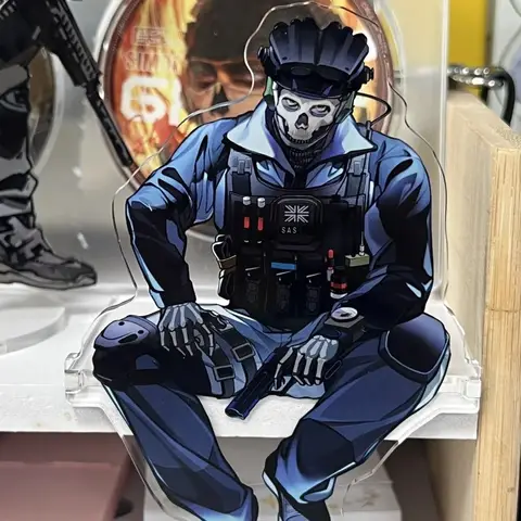 Call of Duty Surrounding High Appearance Ghost Supervisor Standing Brand Table Decoration anime Millet Decorative Gift