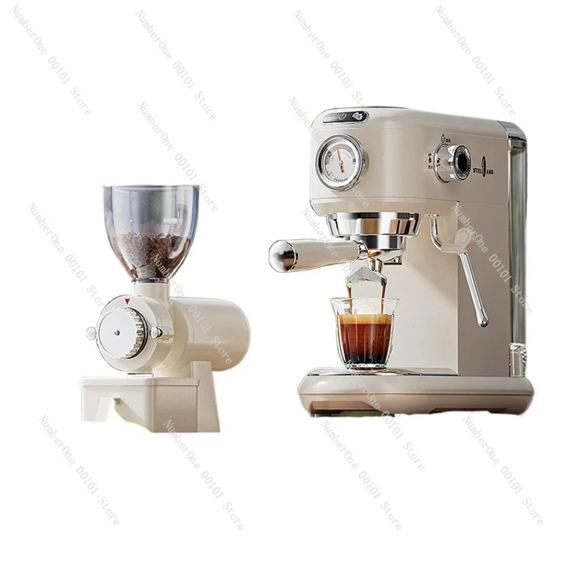 ST-695B Italian coffee machine, concentrated household small semi-automatic steam milk foam