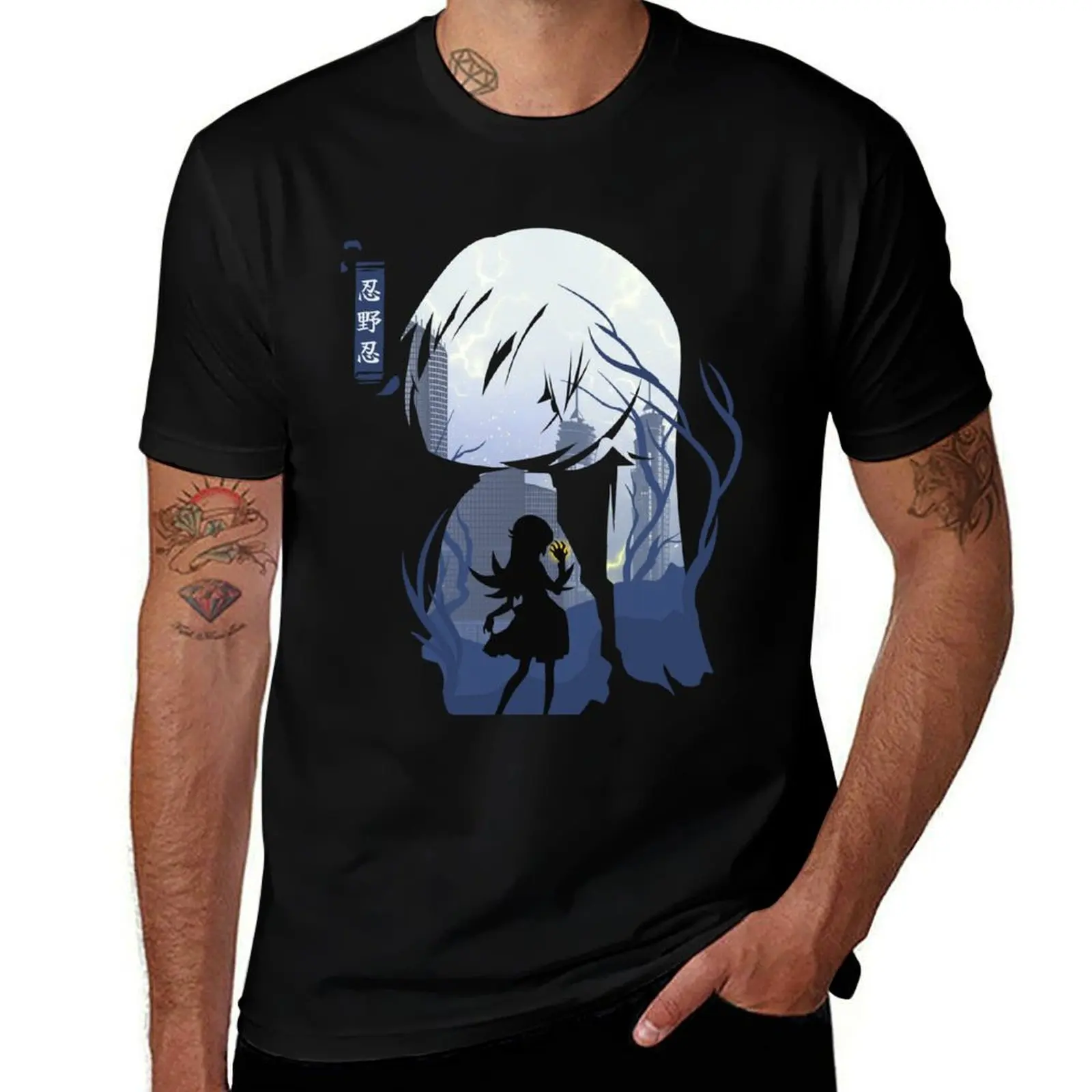 

Shinobu Oshino T-Shirt hippie clothes vintage clothes anime t shirts Louboutins men workout shirt