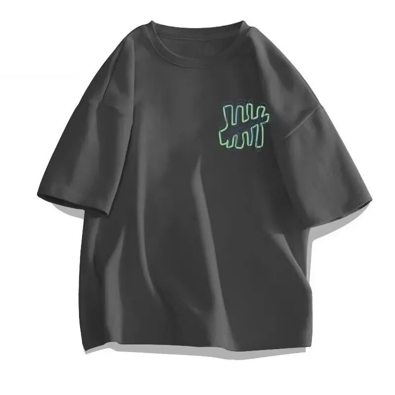 American Baseball Fashion Logo T-shirt Dicetak 【 M-8XL 】Fashion Summer Men Super Large T-shirt Sports Leisure Style Loose Trend