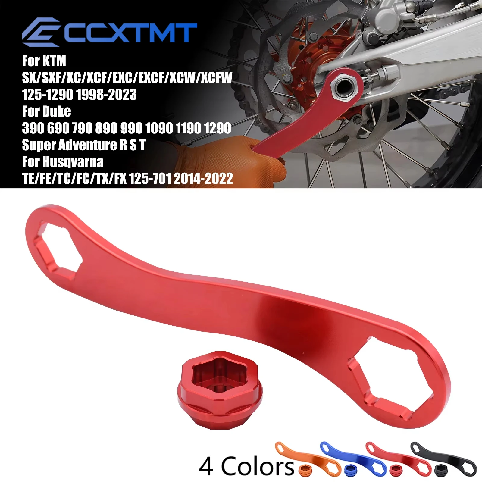 

For KTM SX SXF XC XCF EXC EXCF 125-1290 Duke Front Rear Wheel Axle Wrench Removal Tool For Husqvarna TE TC TX FE FC FX 125-701