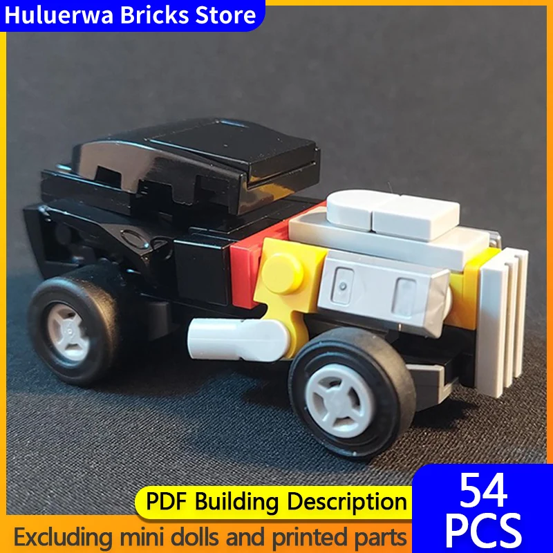 

Модель скоростного гоночного автомобиля MOC, строительные кирпичи, мини-модификация автомобиля, модульная технология, детские праздничные подарки, сборка игрушек, костюм