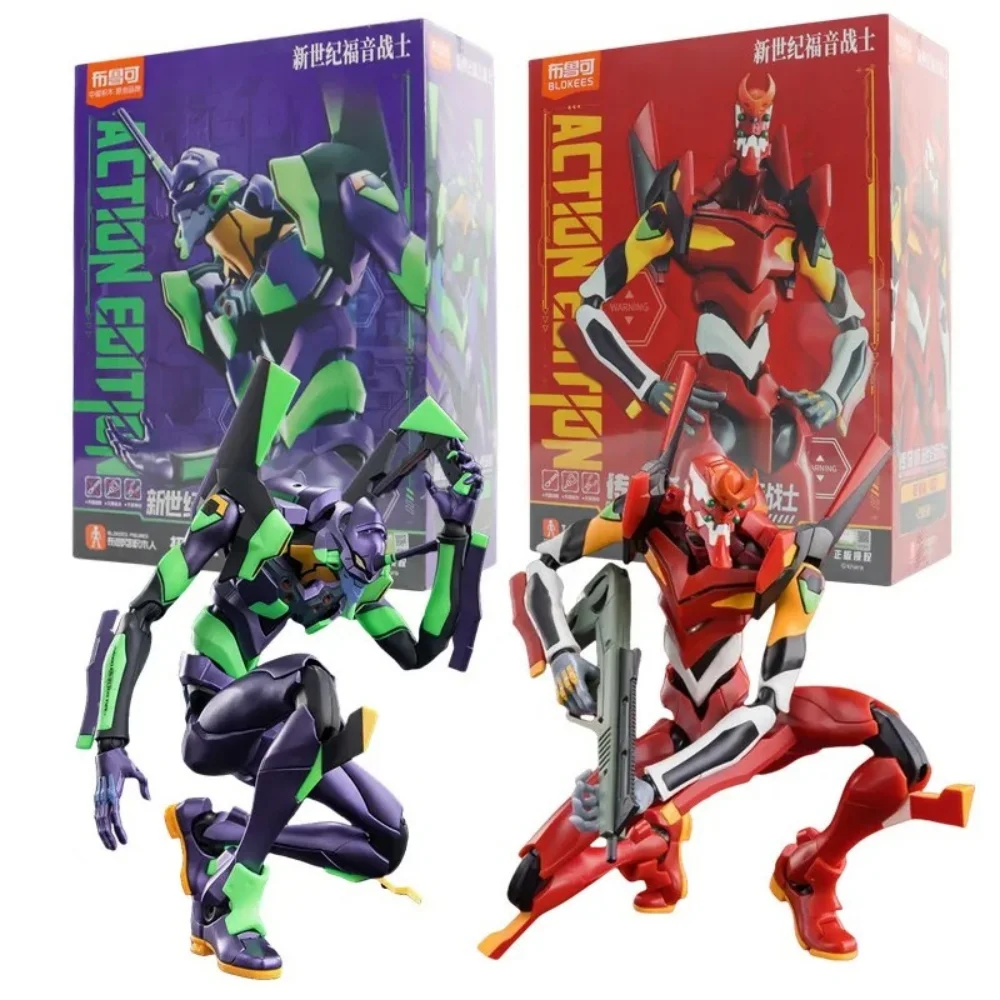 

Оригинальная фигурка BLOKEES ACTION EDITION EVANGELION-01 EVANGELION-02 EVA1 EVA2, собранная подвижная модель, подарок для мальчика