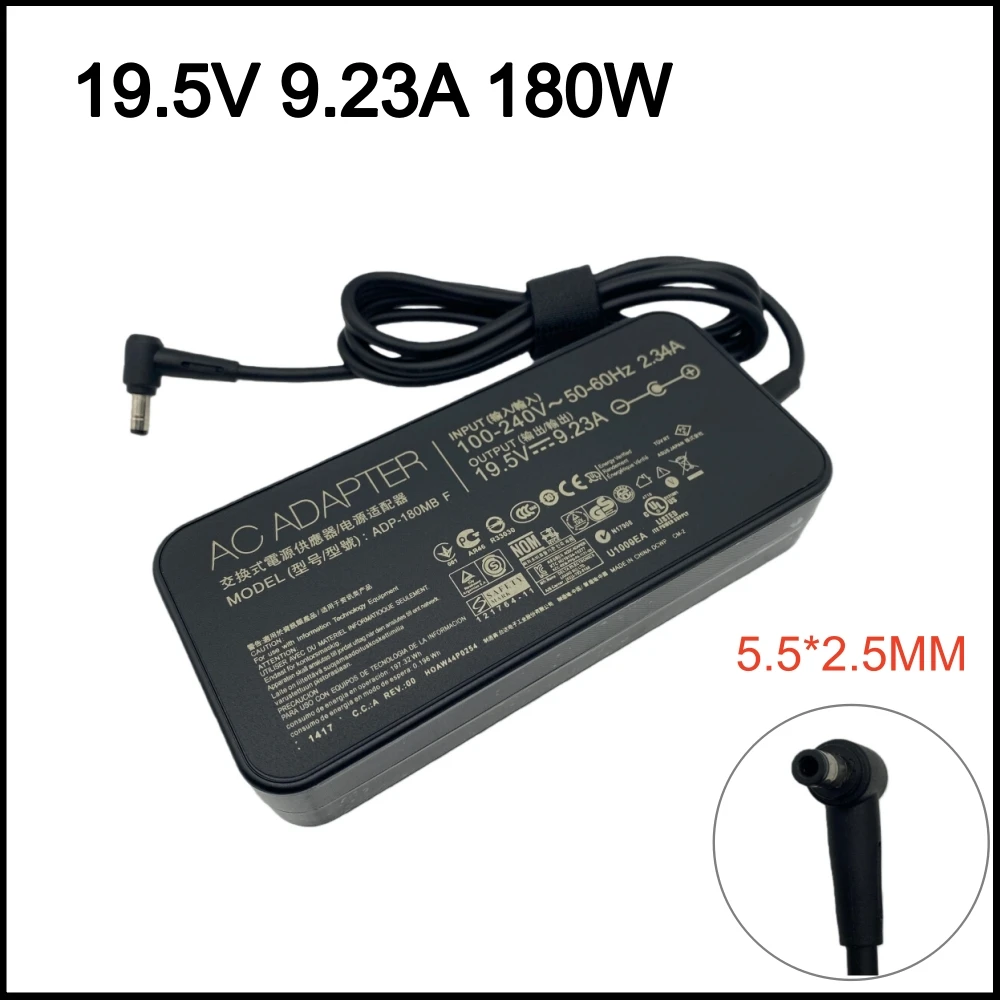 Original Laptop Charger For ROG ASUS G75VW GL502VT FX60V GFX72 Gaming Laptop Adapter for MSI GE7 180W 19.5V 9.23A AC Power