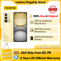 Global Version realme C75 Smartphone  MediaTek Helio G92 6.72'' 90Hz Display 6000mAh Battery 50MP Camera 45W Fast Charging IP69