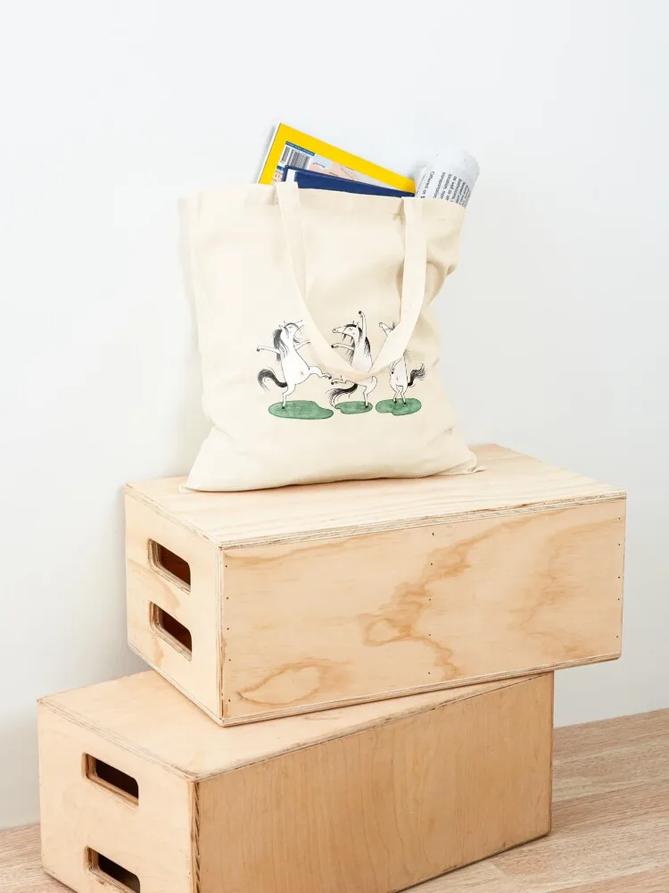 حقيبة يد Pony-Tanz Pony-Dance حقيبة حمل لطيفة حقيبة كبيرة حقائب نسائية حمل الرجال #4