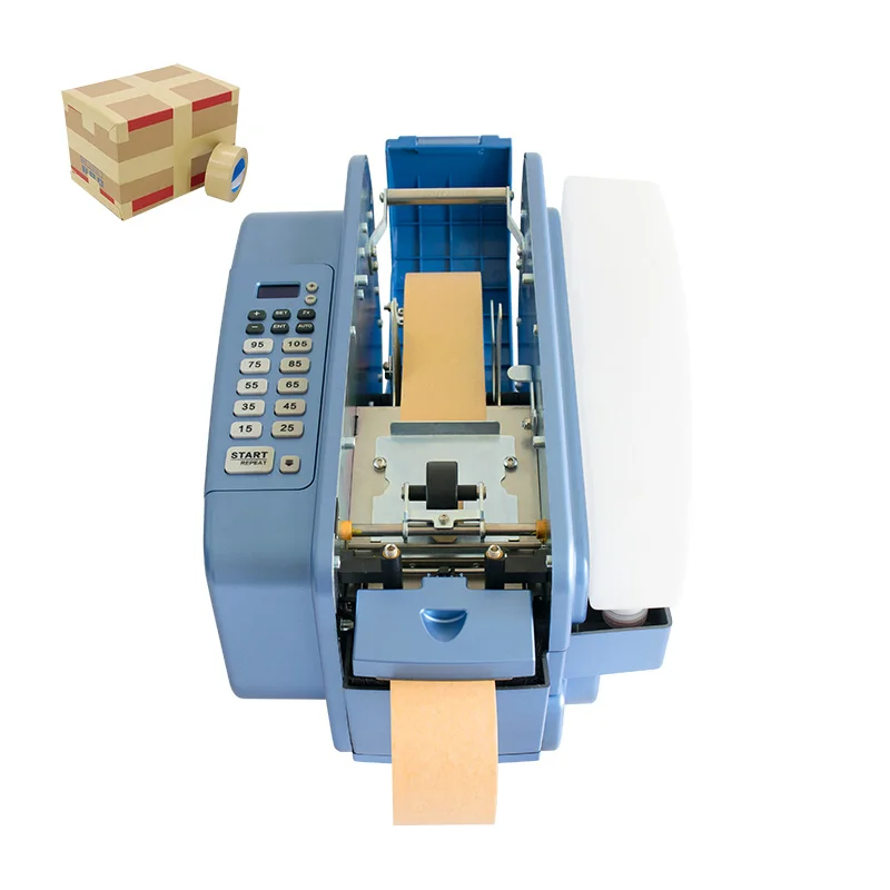 

Hot Sales Automatic Water Activated Kraft Wet Gummed Tape Dispenser Machine