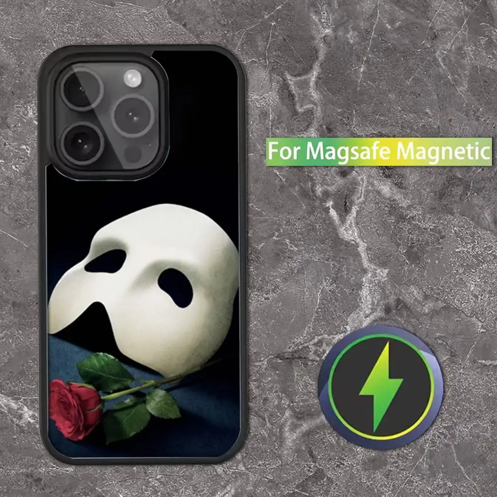 The Phantom Of The Opera Phone Case For iPhone 17,16,15,14,13,12,11,Pro,Max,Plus,Mini,SE Magsafe Magnetic Wireless Charging