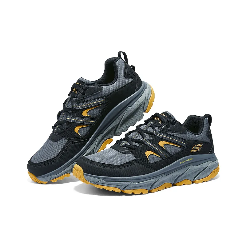 Skechers Men\'s Hiking Shoes Outdoor Sports Running Shoes Light shock-absorbing Wear-resistant Men Walking Tactical Sneakers