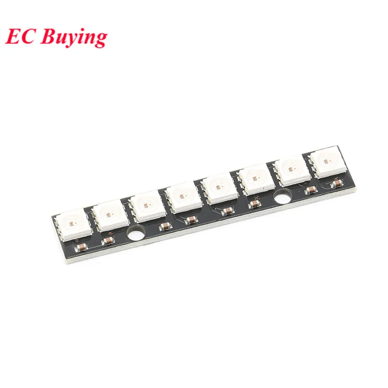 10/5 Chiếc/1 Máy Tính 8 Bit Kênh WS2812 5050 RGB Đèn LED Xây Dựng-Đủ Màu-Điều Khiển Ban Phát Triển 8Pin DIY Bộ Cho Arduino