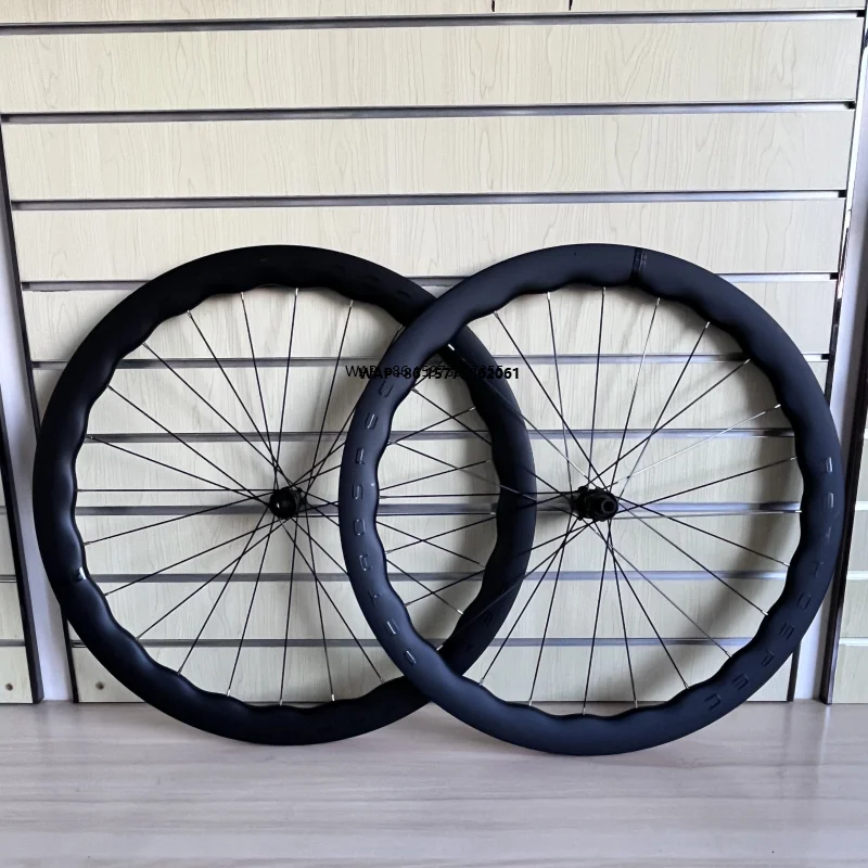 

Twitter Road Bike Wavy Wheelset RETROSPEC Retrospec Carbon Fiber Wheel Disc Brake RS Four Bearing 700C Thru Axle Ratchet Wheel
