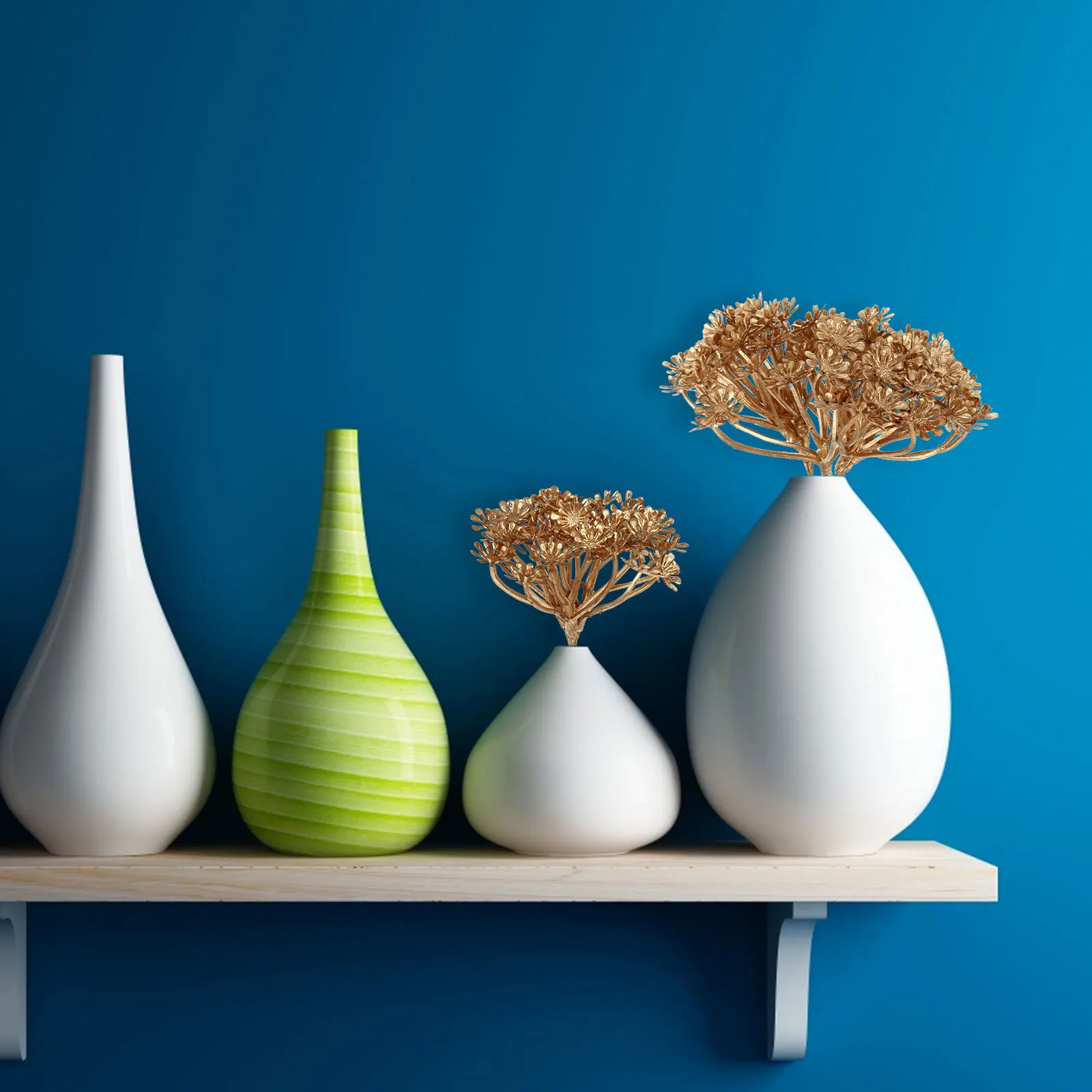 

3pcs Artificial Plants Fake Leaf Table Decorations Party Supplies Indoor Outdoor Arrangement Faux Daisy Stems Leaves Decor