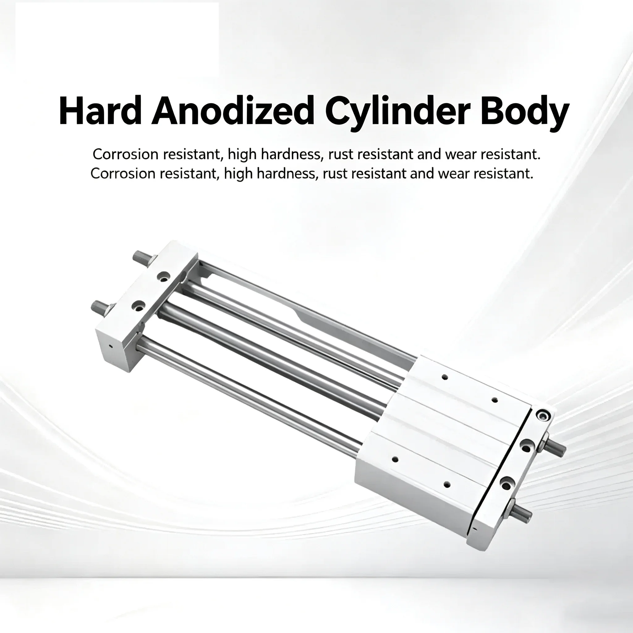 Bese Customized Rodless Air Pneumatic Cylinders CY1L Series with Guide Rail Magnetic Couple Piston for Precision Motion Control
