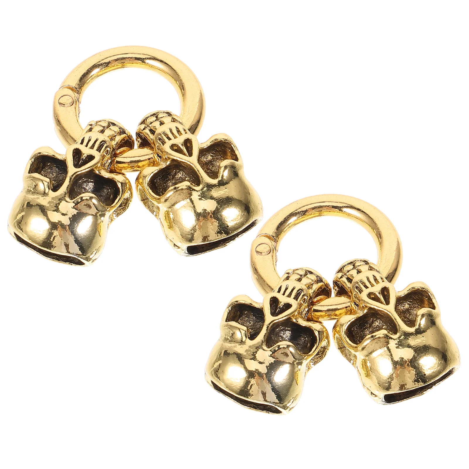 

2Pcs Skull Head Bracelet Buckles Metal DIY Jewelry Connectors Durable Buckle Clasps Trendy Punk Style Bracelet Necklace