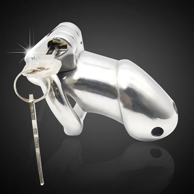 Stainless Steel Chastity Cage For Male Penis Lock CB6000 Cbt BDSM Men Dick Ring Cock Cage Chastity Device Adult Sex Toys