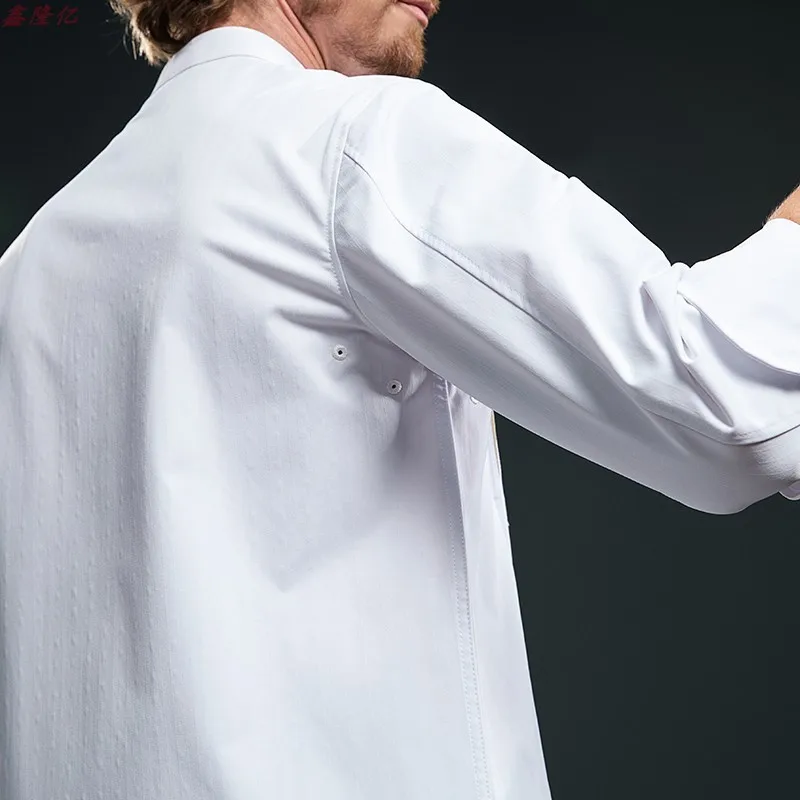 Cake Shop Western Restaurant Steakhouse Kitchen Work Uniform Long Sleeve Catering Hot Pot Restaurant Hotel Autumn Chef Uniform f