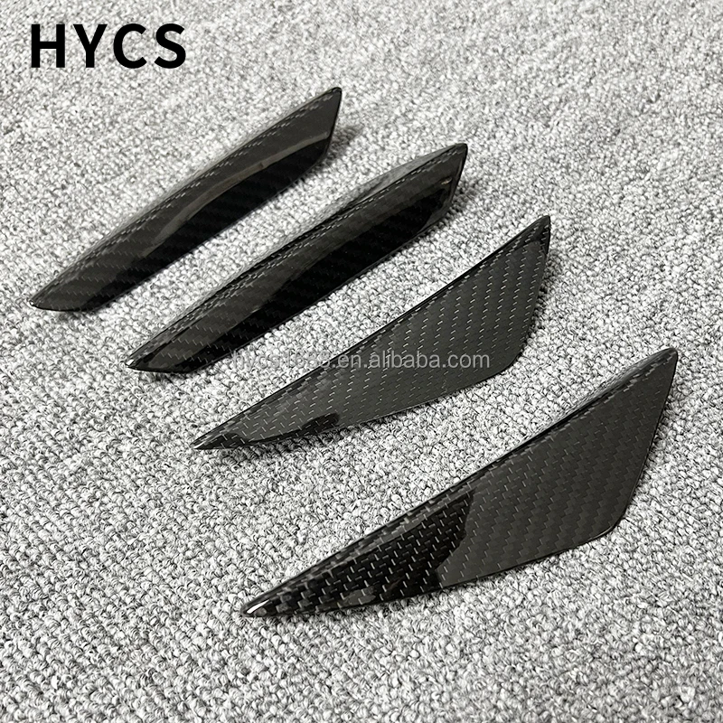 Car Exterior Accessories Real Carbon Fiber Body Spoiler Canards for BMW 3 series E46 E60 F20 F30 F80 F82 G20