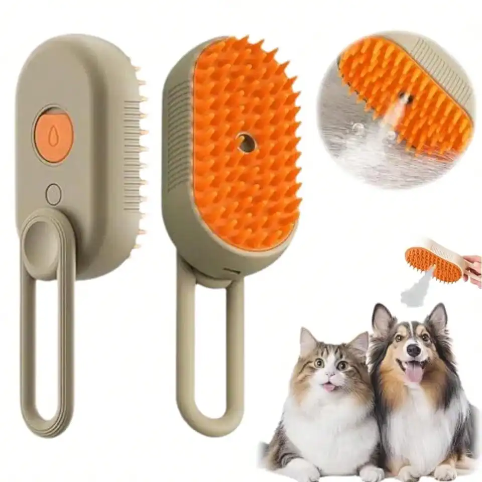 4 in 1 Steam Pet Brush for Cats and Dogs