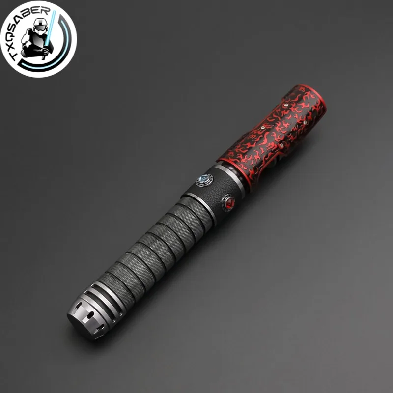 

TXQSABER Relic Hunter Heavy Dueling Lightsaber Smooth Swing Metal Hilt FOC Blaster Jedi Laser Sword Bluetooth Kids Toys-no Blade