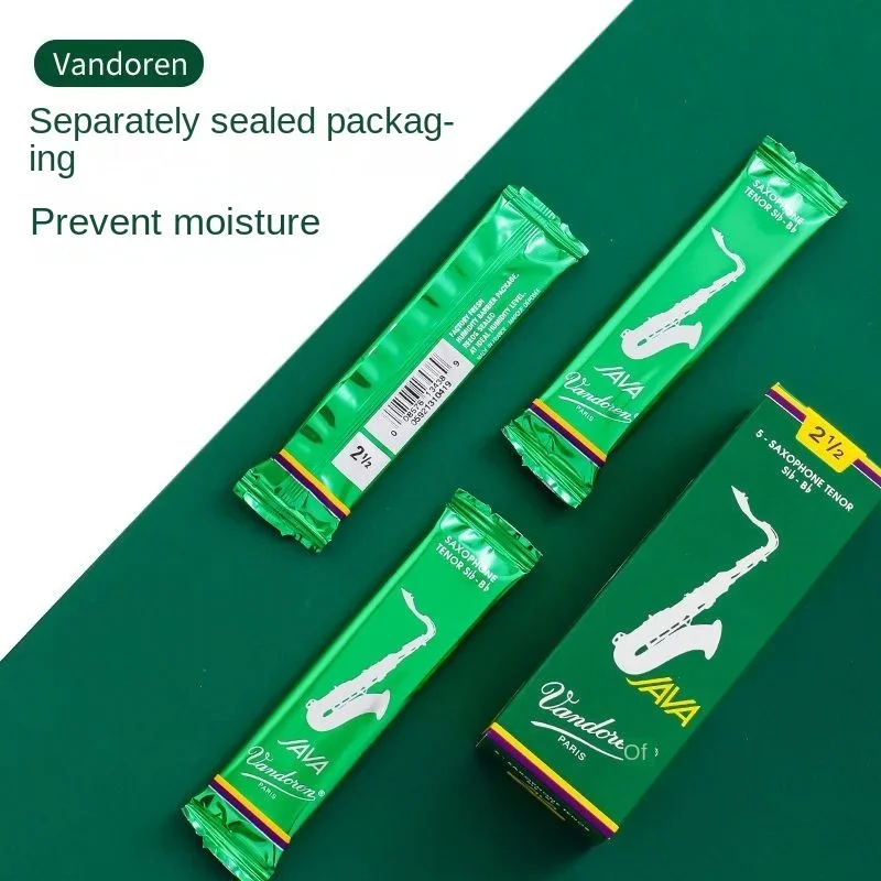 

Vandoren/Vendlin Reed JAVA Tenor Saxophone Reed, Pop, Jazz, B Flat Tenor 2.0 2.5 3.0