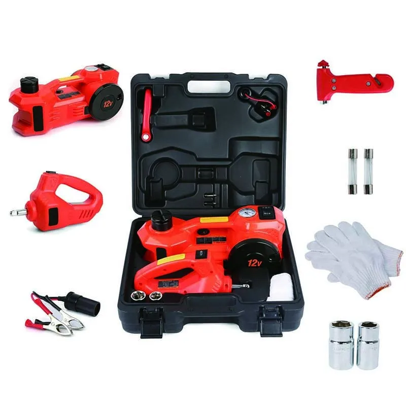 Electric Hydraulic Car Repair Tool Kit Complete Set with Dual Function Jack and Maintenance Tools for Automotive Service