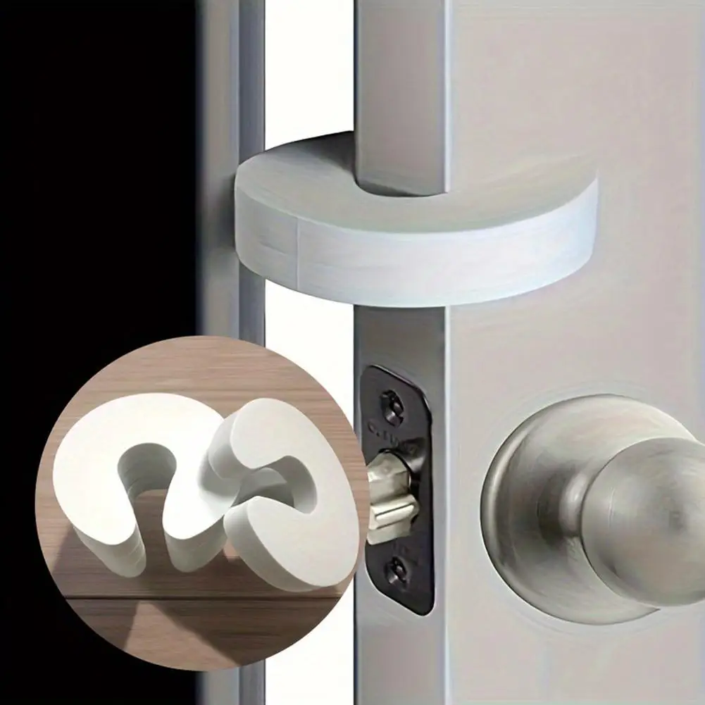 EVA C Shape Security Cabinet Locks Door Clip Baby Safety Locks Children Protection Kids Finger Safe Foam Door Stopper