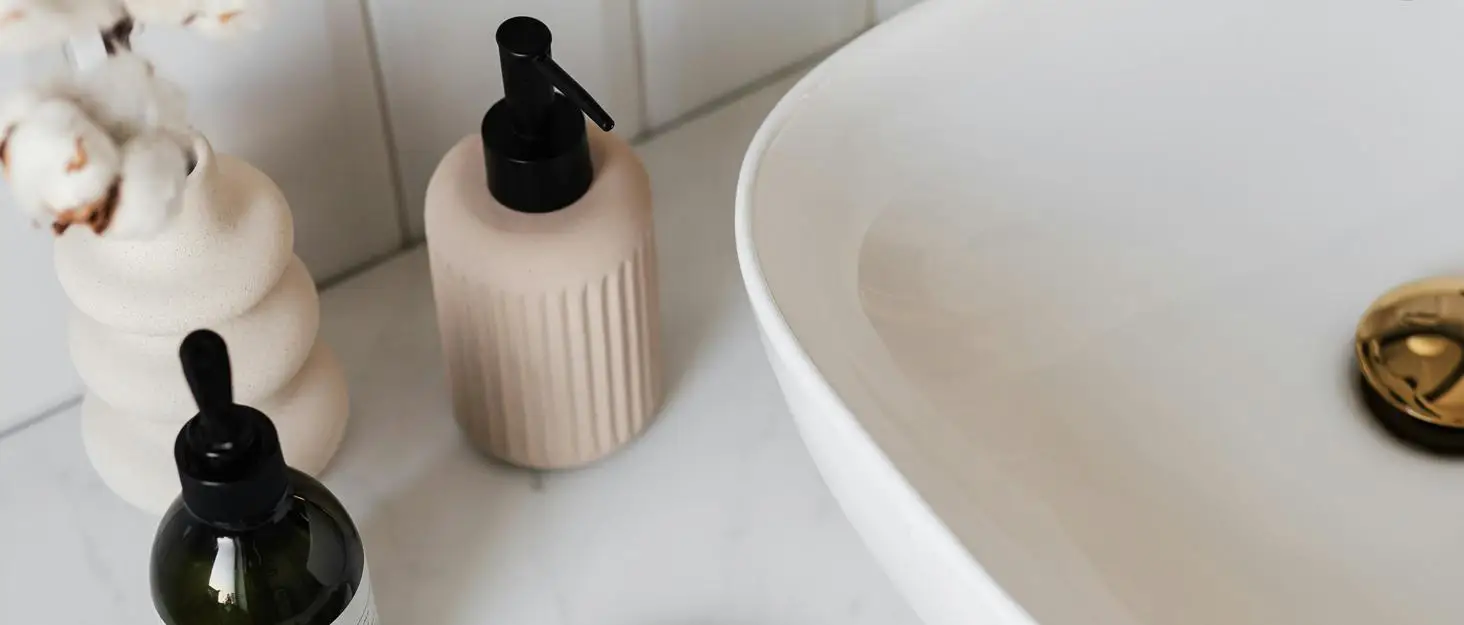 Toothbrush and Toothpaste Holders with Cover, All Pink | Waterproof and Dustproof, 360° Rotating Base, Smooth Sliding Door, 3 Slots, for Bathroom Countertop