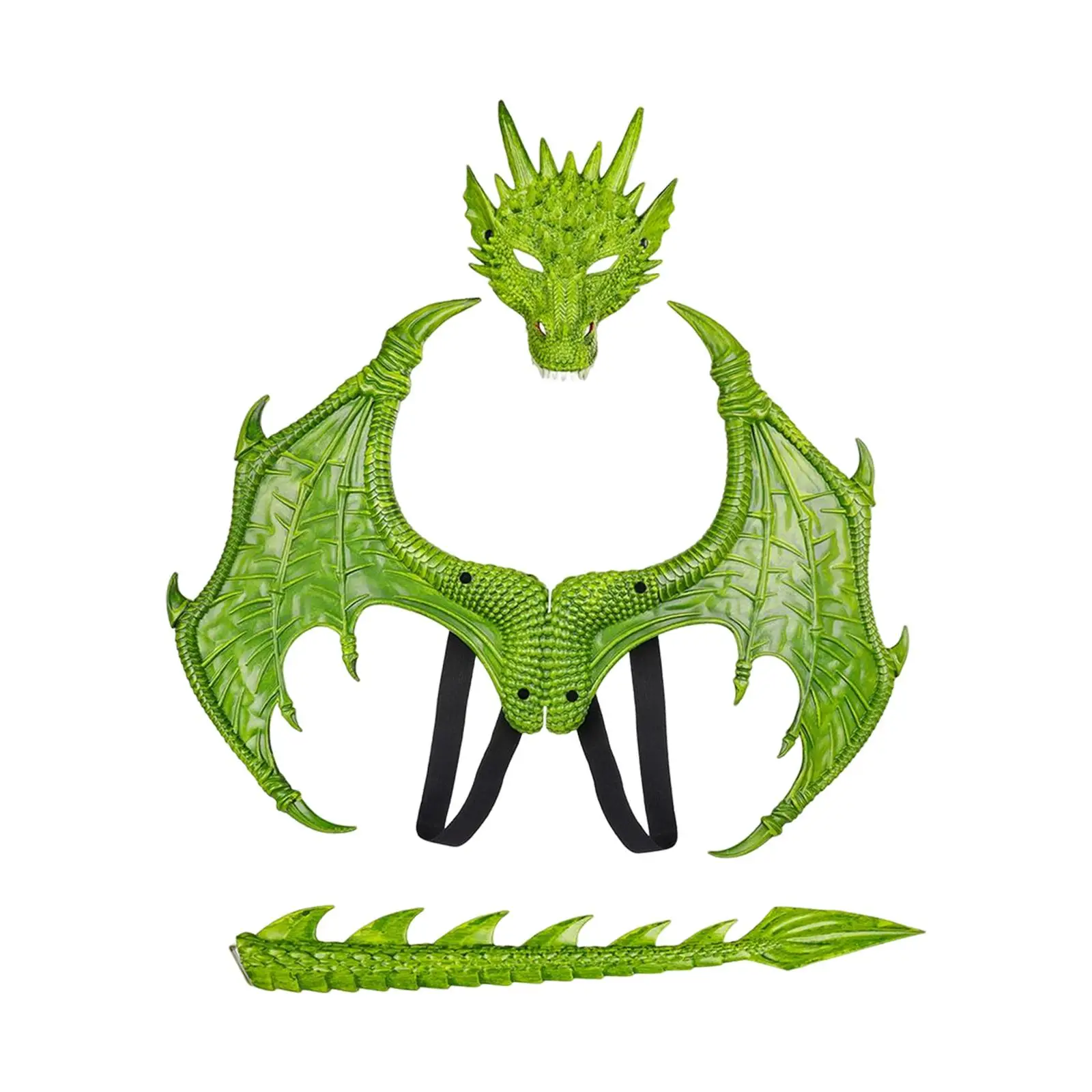 Wings Dinosaur Tail Mask Set Gift Toy Dress up Kids Dragon Costume for Fancy Dress Carnivals Nightclub Children Boys Girls