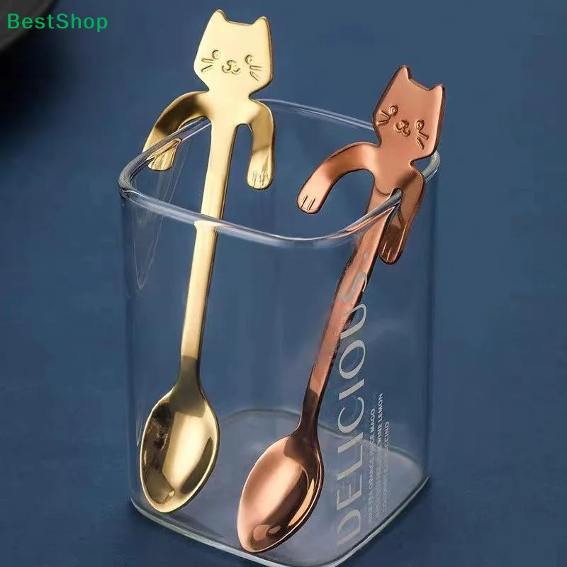 ☪ Cucharas colgantes de acero  - Coffee Tea Love reseña y precio