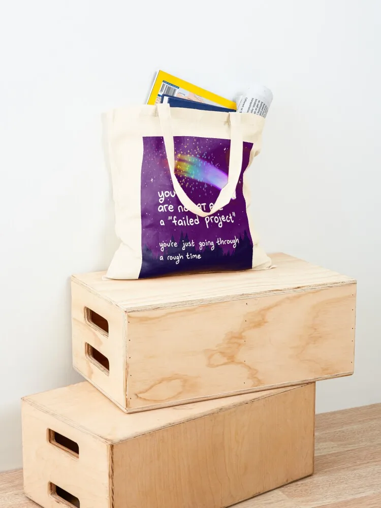 You're Not AT ALL a Failed Project Dragon Comet Tote Bag Canvas stote bag Eco bag eco pack tote bags aesthetic