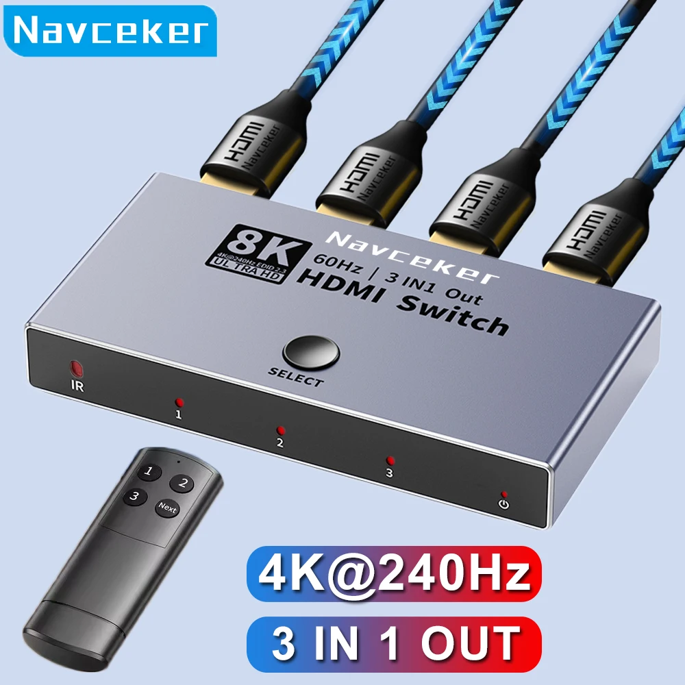 Navceker 8K Hdmi 2.…